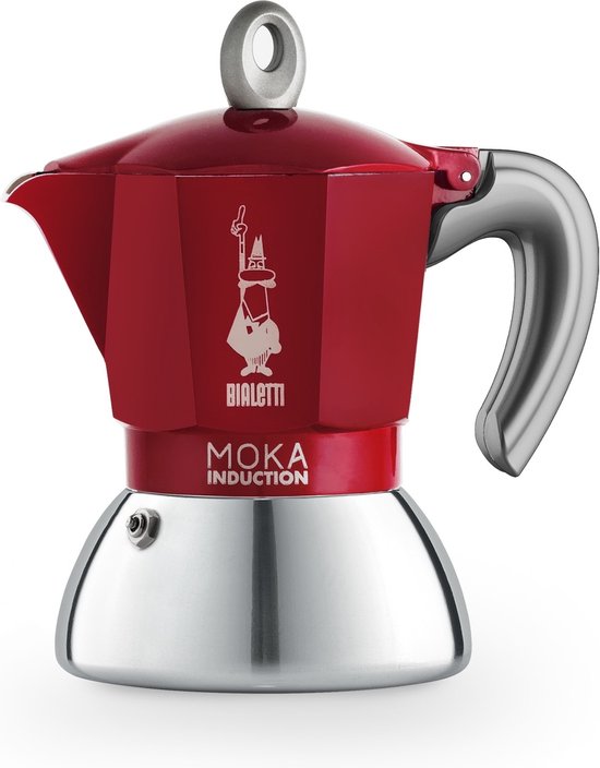 Bialetti Moka Induction Percolator Rood 2 Kops